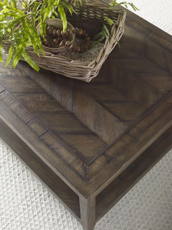 Dalton Cocktail Table - Brown Rustic