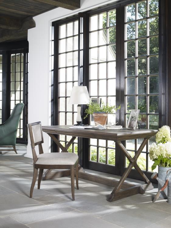 Seth Writing Desk - Brown Rustic