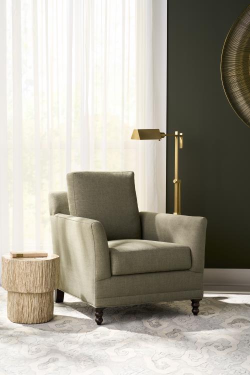 Elan Petrified Wood Accent Table - Light