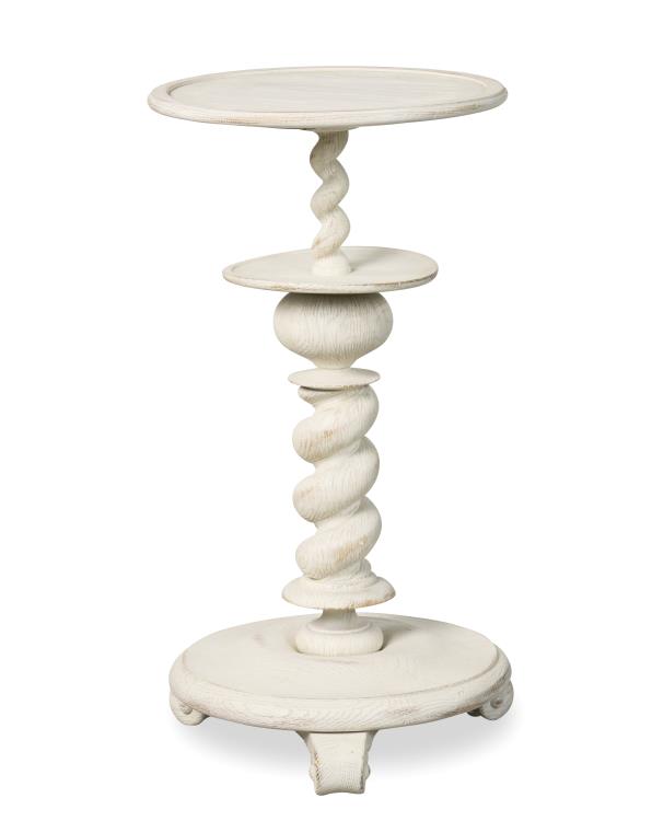 Lucia Candle Stand - White