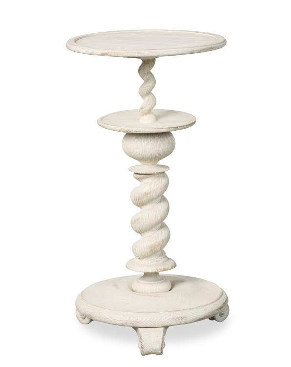 Lucia Candle Stand - White