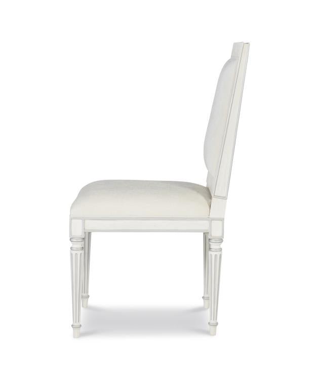 Barrington Side Chair - White/Silver