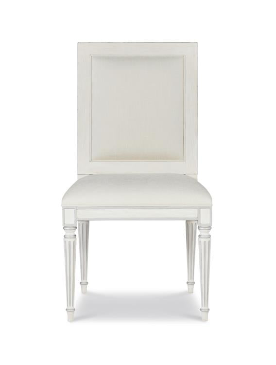 Barrington Side Chair - White/Silver