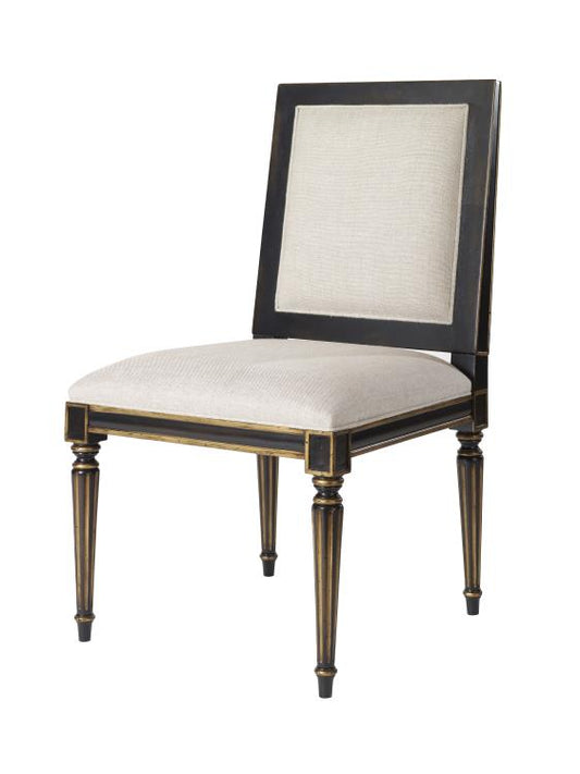 Barrington Side Chair - Black/Gold