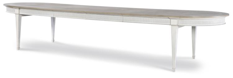 Barrington Dining Table - White/Silver