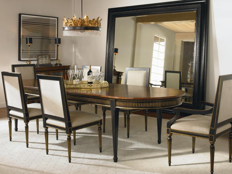 Barrington Side Chair - Black/Gold