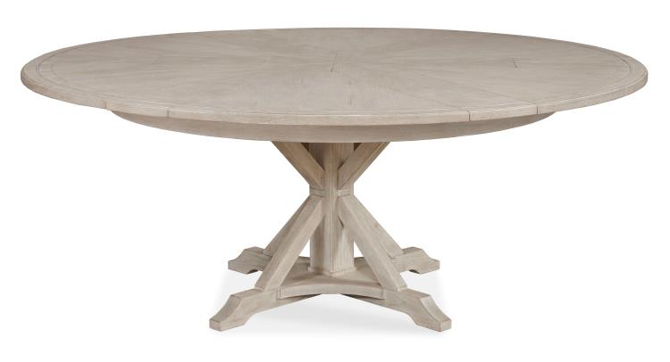 Collin Expandable Dining Table - White Rustic
