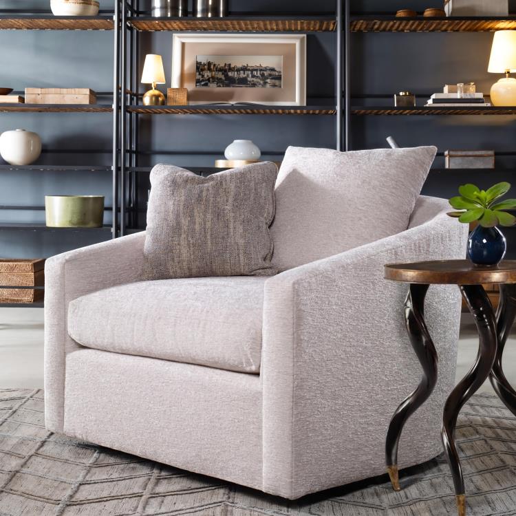 Faux Horn Ebony Chairside Table