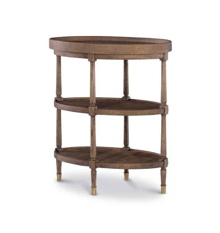 Andrews Chairside Table - Weathered