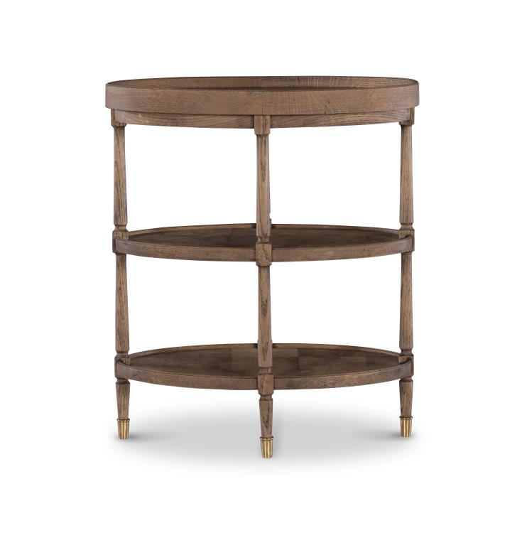 Andrews Chairside Table - Weathered