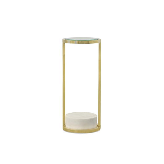 Vista Spot Table - Polished Brass