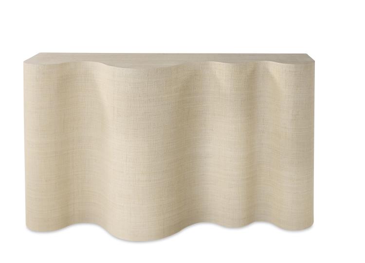 Layton Console Table - Natural Raffia