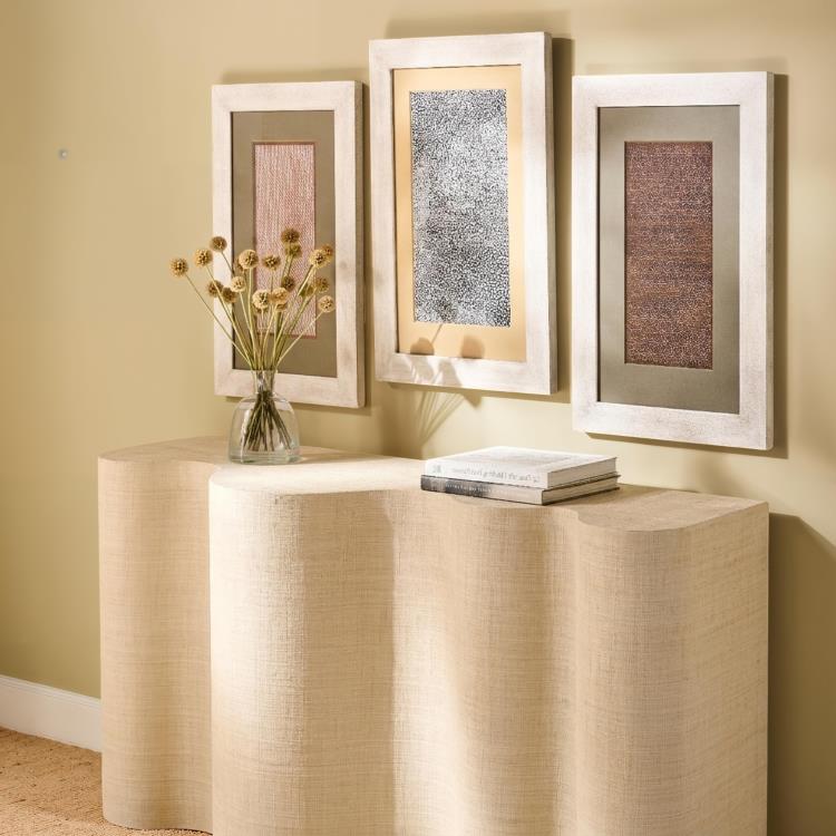 Layton Console Table - Natural Raffia