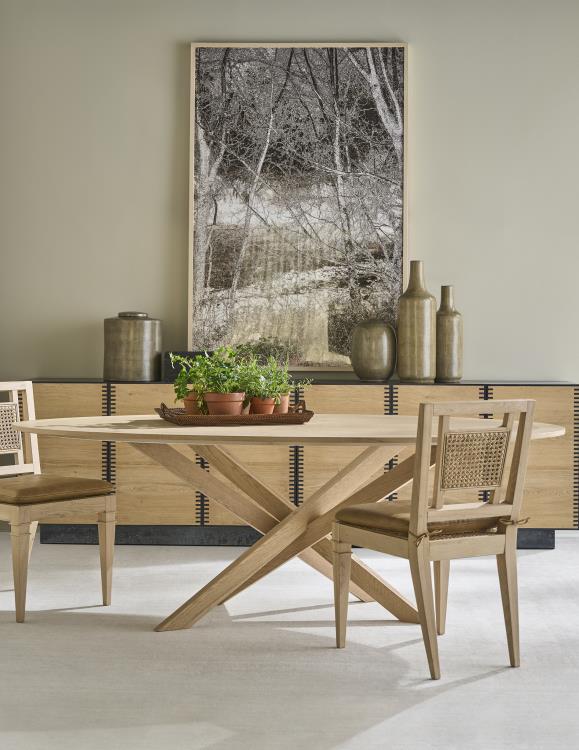 Open Sky Oval Dining Table - Natural
