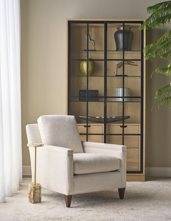 Open Sky Tall Display Cabinet - Natural