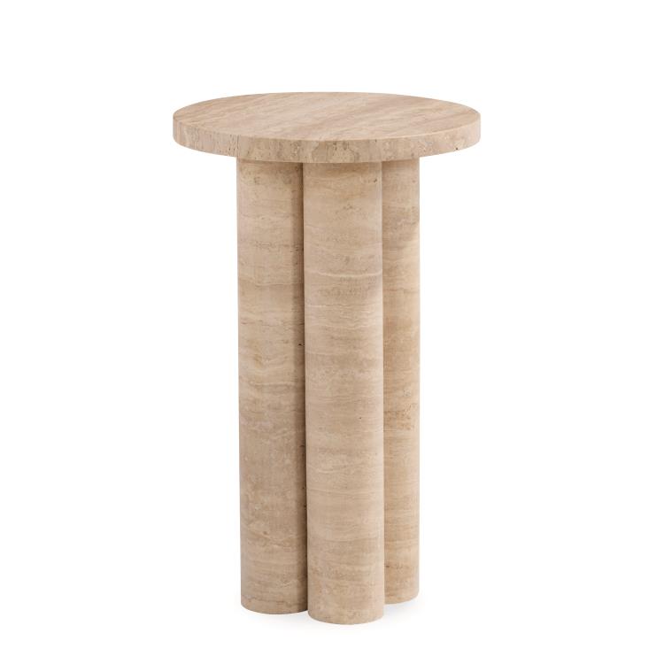 Tivoli Spot Table - Travertine