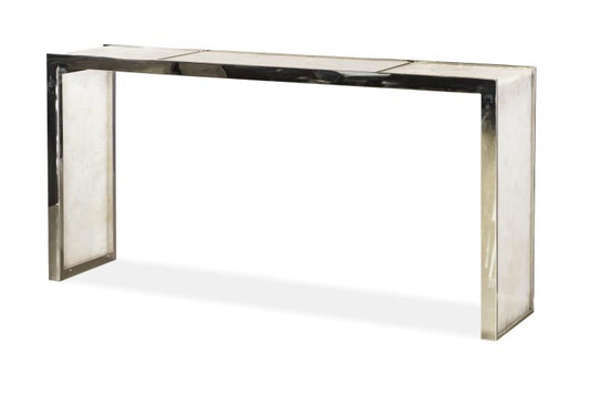 Samantha Glassy Quartz Console