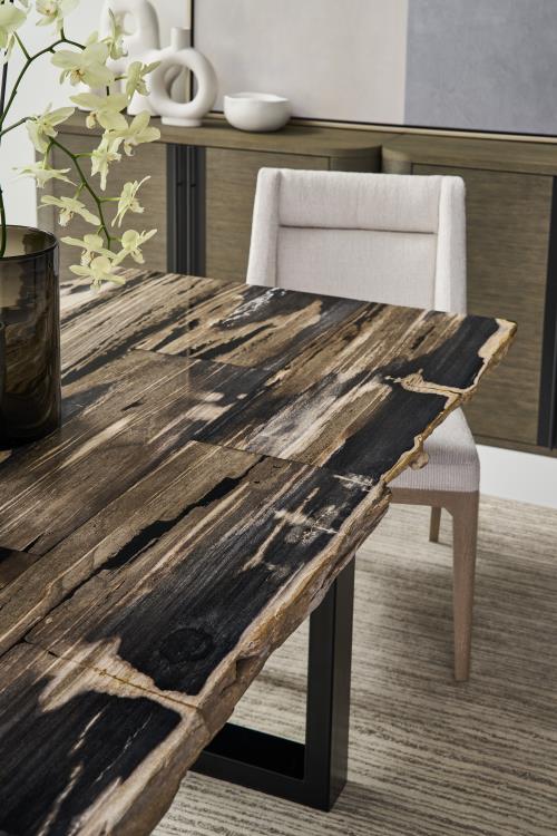 Cadence Sweep Dining Chair - Sand Cerused