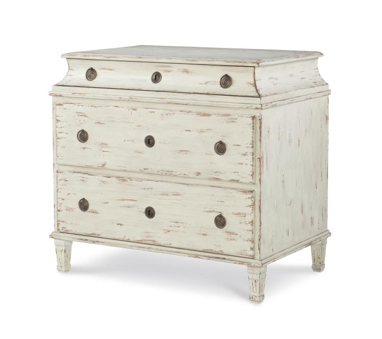 Alexandre I Nightstand - Swedish Scraped Bone