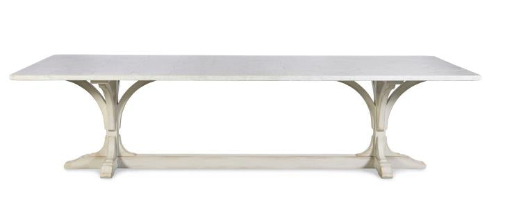 Lucca Ii 120" Dining Table - Marble Top