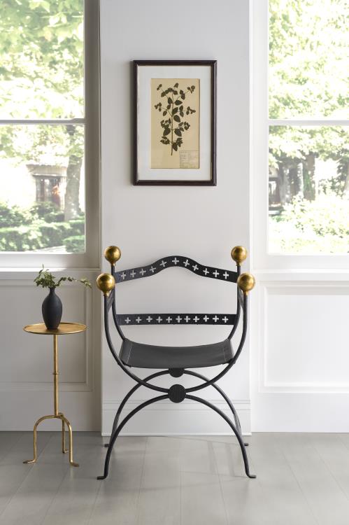 Dante Iron Savonarola Chair