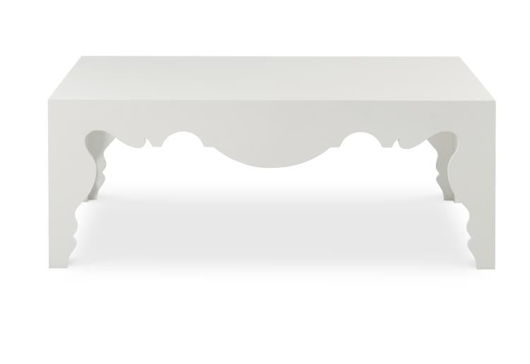Sven Cocktail Table - French White Plaster