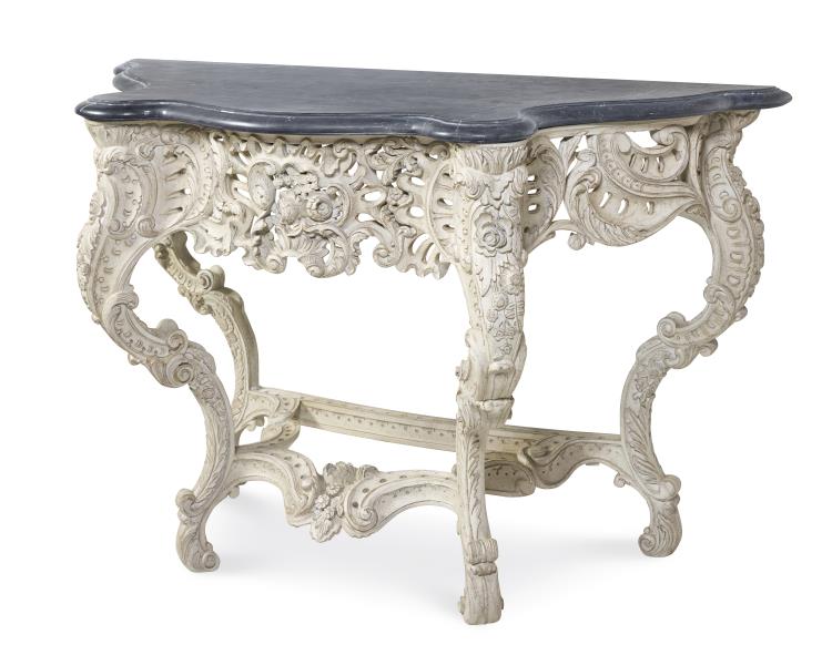 Victoire Console Table - French Painted Blanc