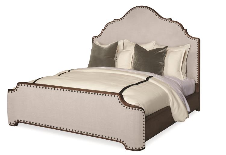 Casa Bella Upholstered Bed - King Size 6/6 - Sierra Finish