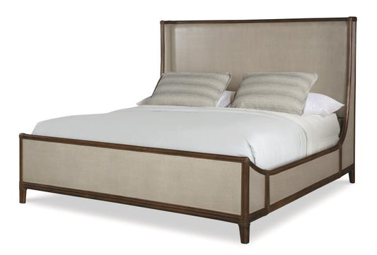 Canvas King Bed-Dove Grey